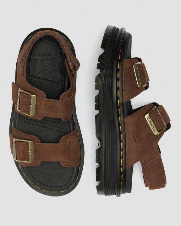 Dr Martens Zebzag Sandal - Sepia Brown
