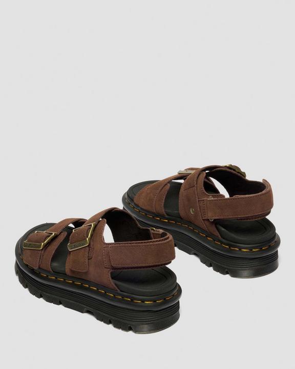 Dr Martens Zebzag Sandal - Sepia Brown