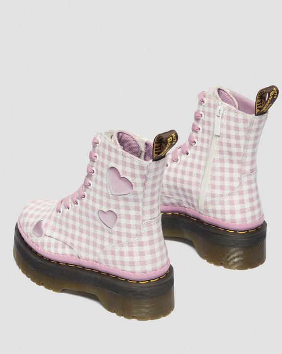Dr Martens Jadon Heart - White+Dusty Rose