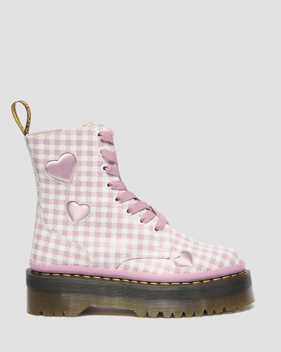 Dr Martens Jadon Heart - White+Dusty Rose