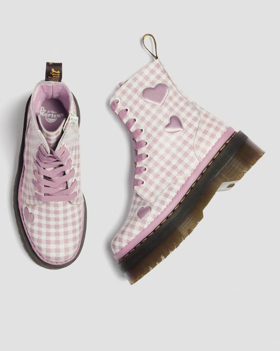 Dr Martens Jadon Heart - White+Dusty Rose