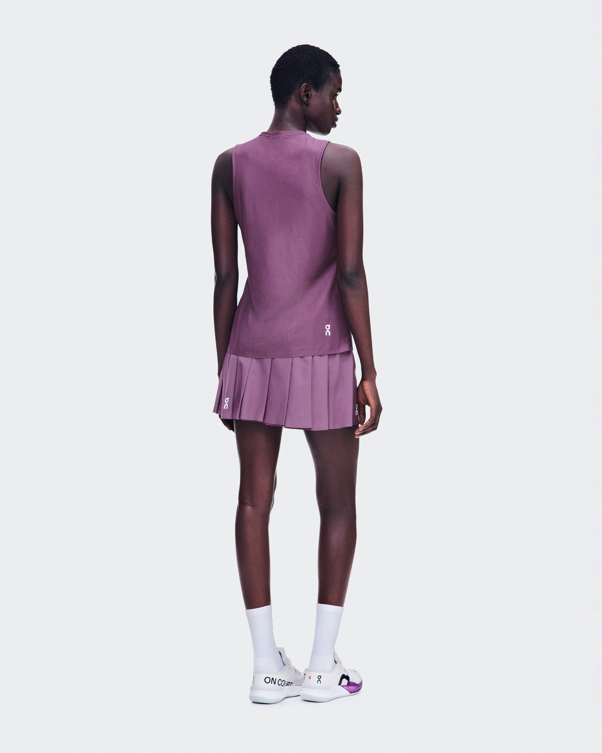 On Court Skirt Pleated Cassis (Women'S)