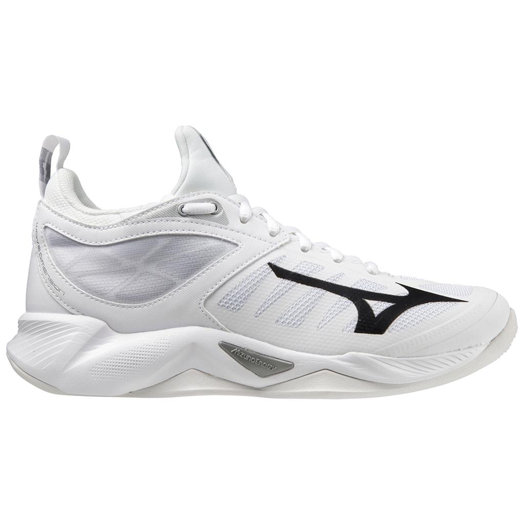 Mizuno Women's Wave Dimension Volleyball Shoe White Black