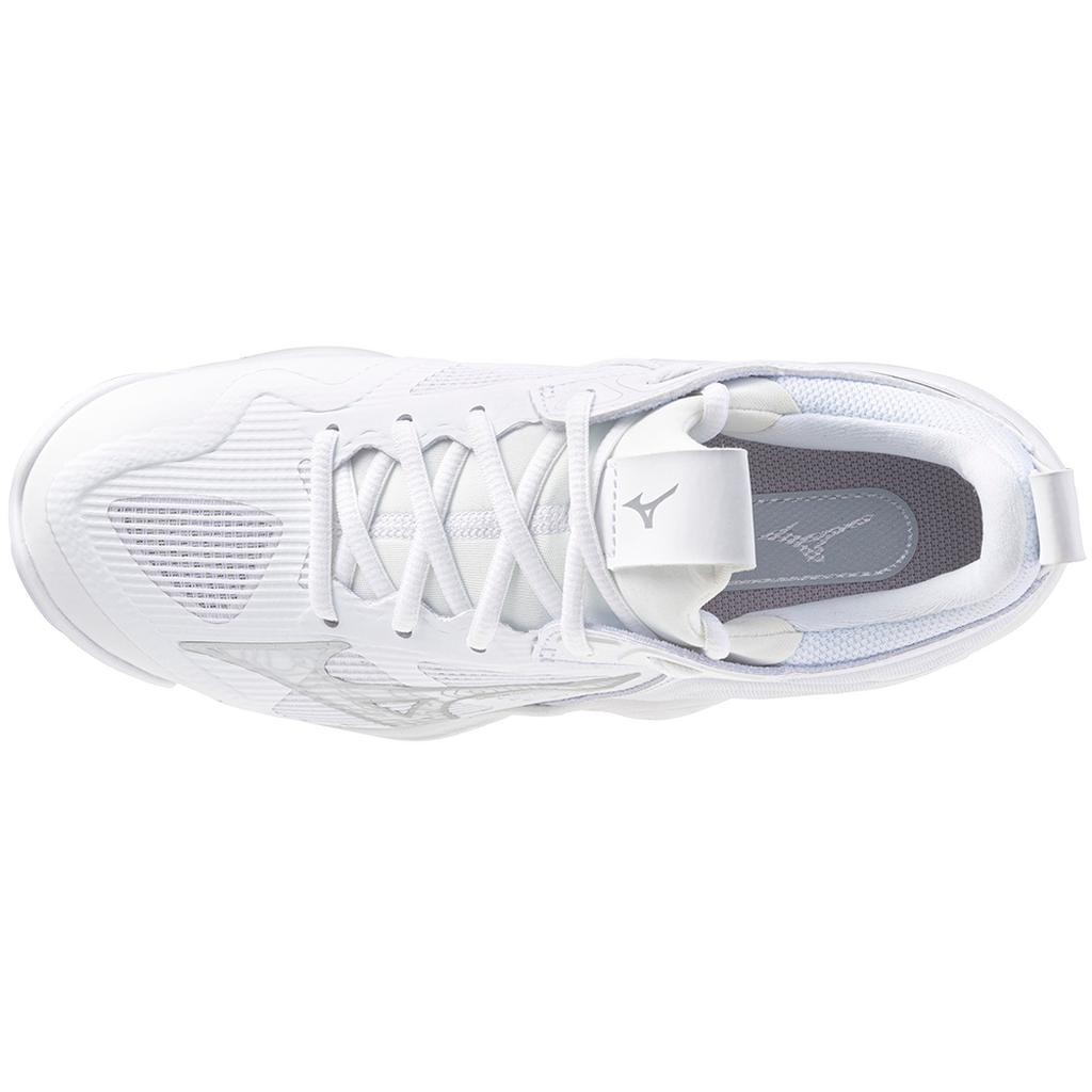 Mizuno Wave Momentum 3 Women's Volleyball Shoe White Silver