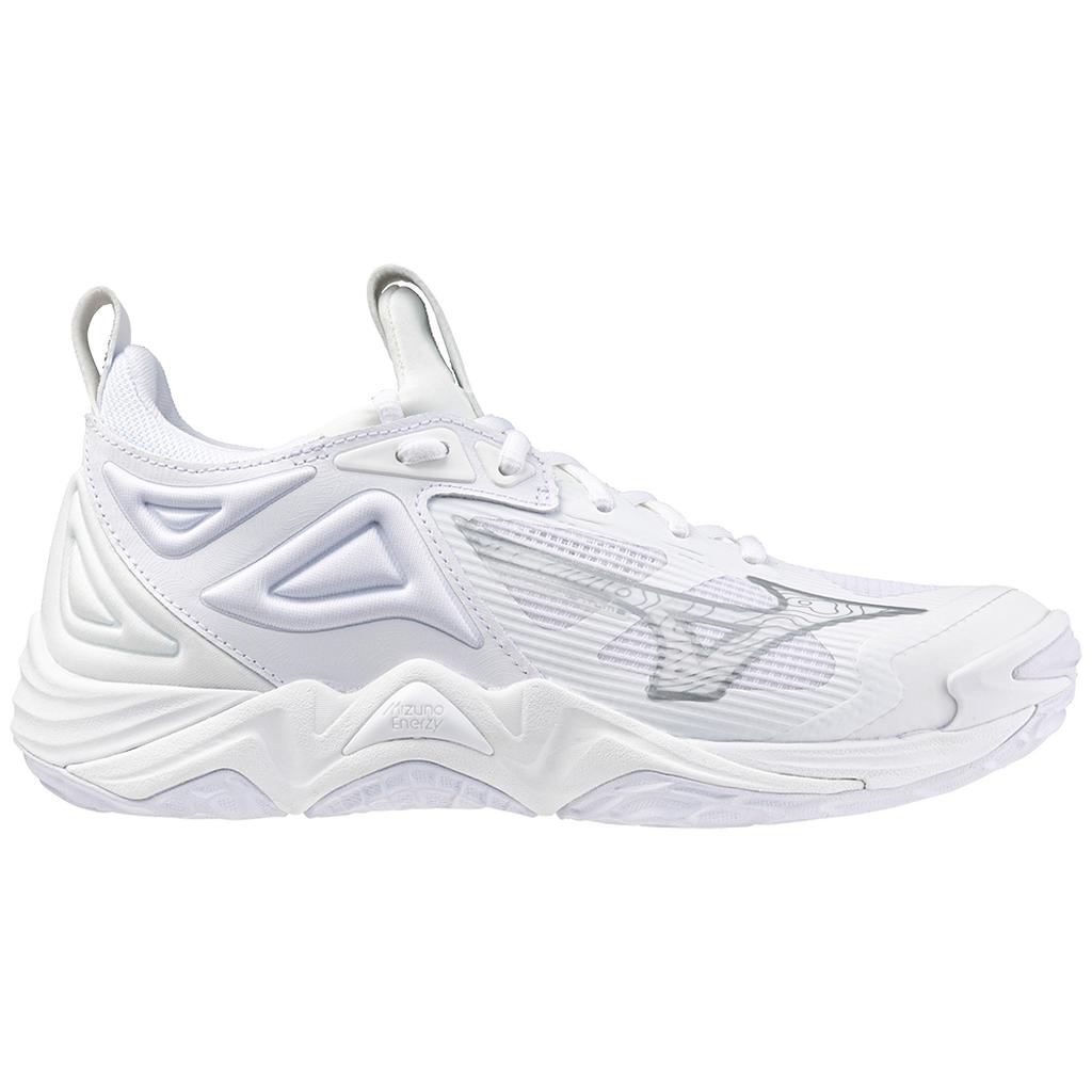 Mizuno Wave Momentum 3 Women's Volleyball Shoe White Silver