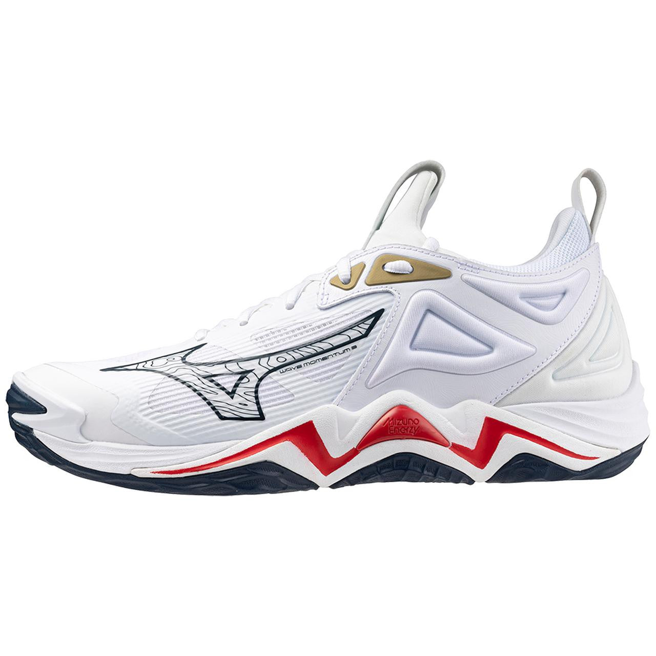 Mizuno Usav Wave Momentum 3 Women's Volleyball Shoe Patriot Blue White