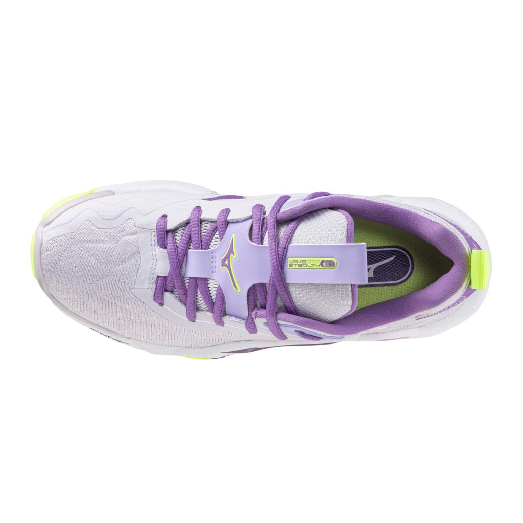 Mizuno Wave Stealth Neo 2 Unisex Volleyball Shoe White Lavender