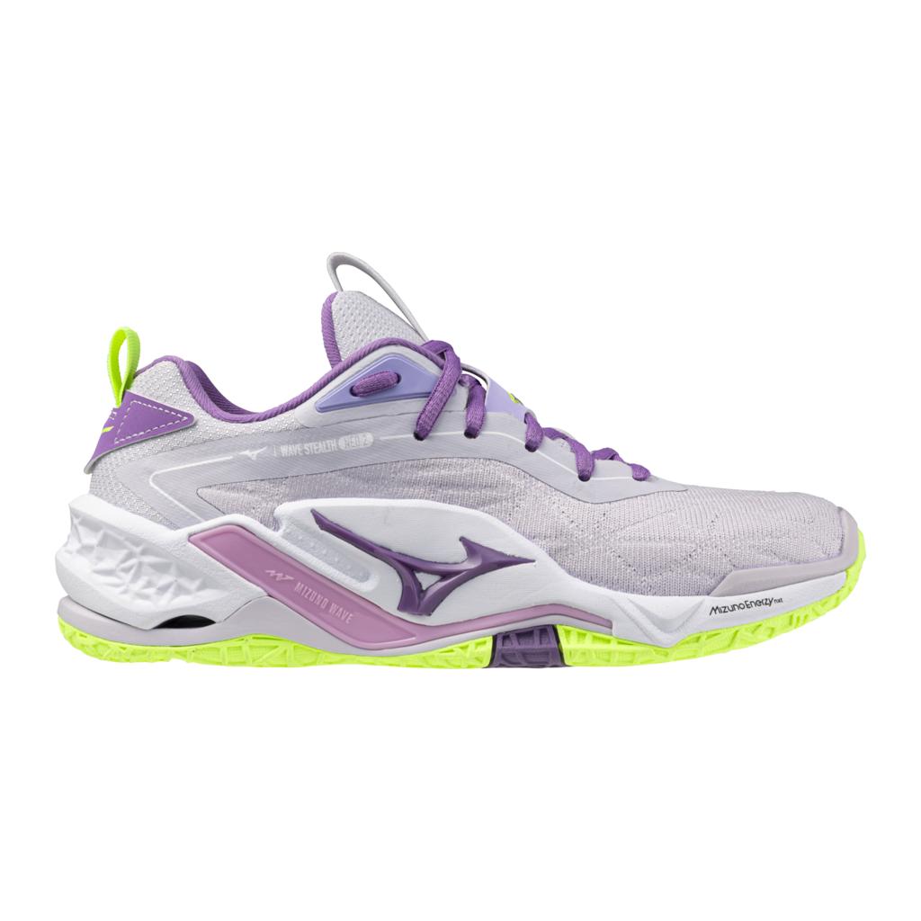 Mizuno Wave Stealth Neo 2 Unisex Volleyball Shoe White Lavender