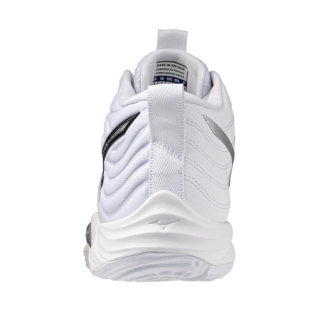 Mizuno Wave Momentum Elite Mid Volleyball Shoe White Gold