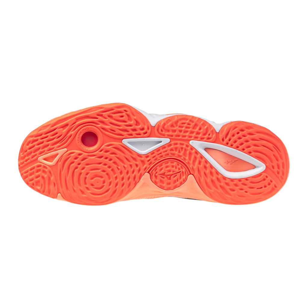 Mizuno Wave Momentum Elite Unisex Volleyball Shoe Coral Lava Orange