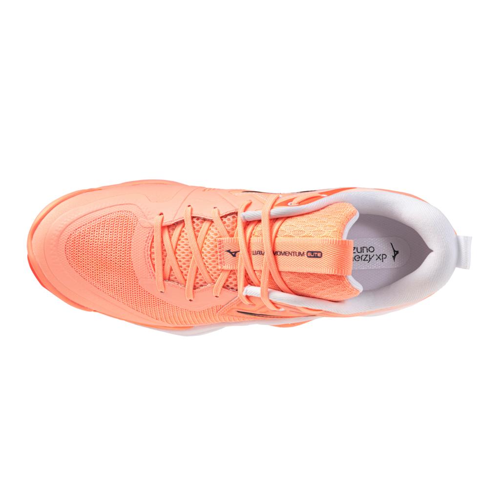 Mizuno Wave Momentum Elite Unisex Volleyball Shoe Coral Lava Orange