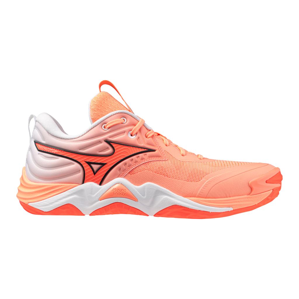 Mizuno Wave Momentum Elite Unisex Volleyball Shoe Coral Lava Orange
