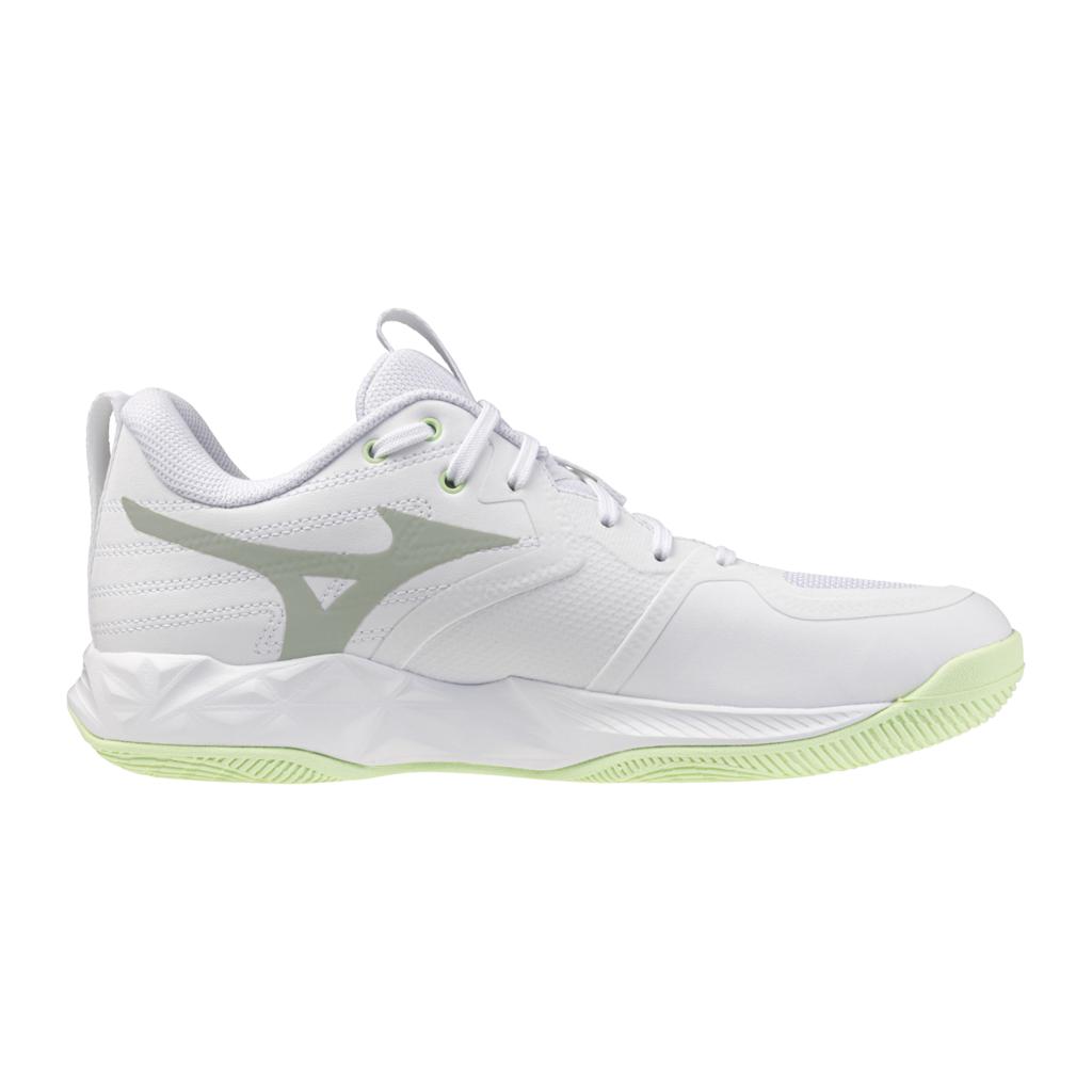 Mizuno Women's Wave Momentum Pro Volleyball Shoe White Ambrosia