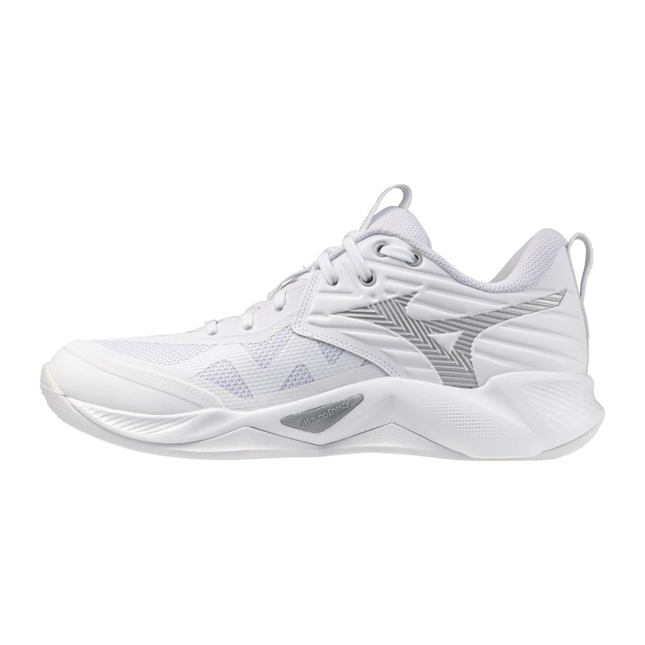 Mizuno Women's Wave Momentum Pro Volleyball Shoe White Black