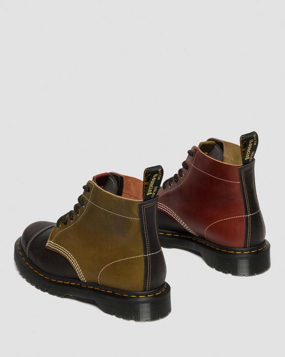 Dr Martens 101 Dead Stock Made In England - Brown+Green