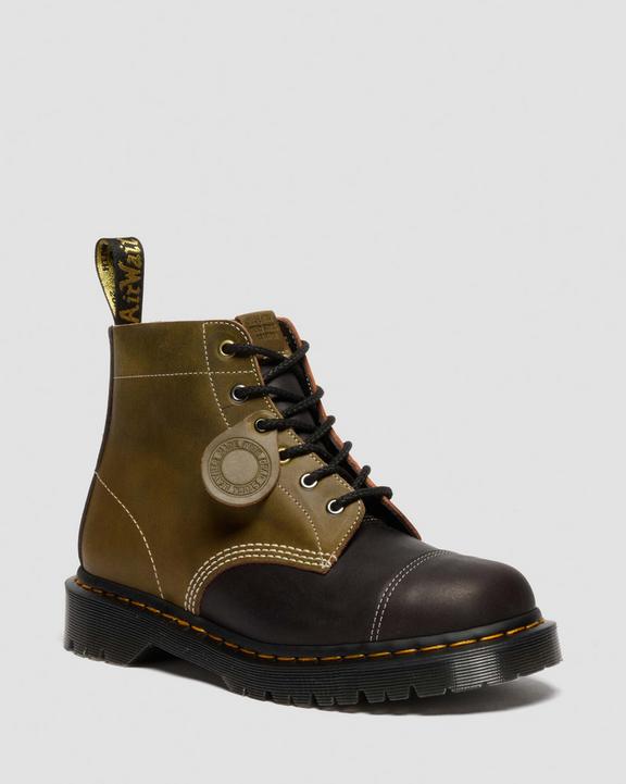 Dr Martens 101 Dead Stock Made In England - Brown+Green