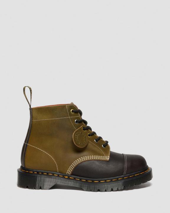 Dr Martens 101 Dead Stock Made In England - Brown+Green