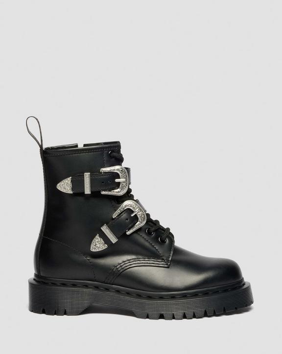 Dr Martens 1460 Western Buckle - Black Atlas
