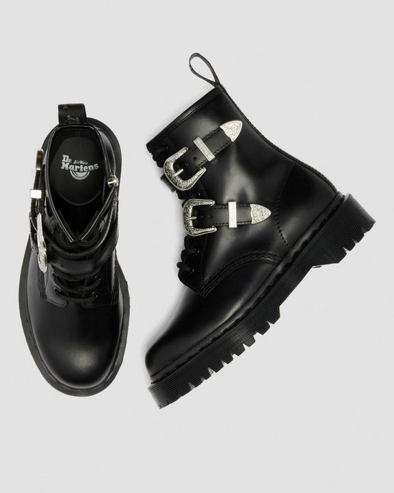 Dr Martens 1460 Western Buckle - Black Atlas