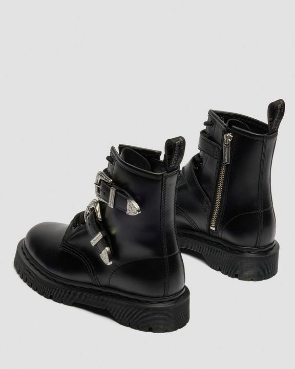 Dr Martens 1460 Western Buckle - Black Atlas