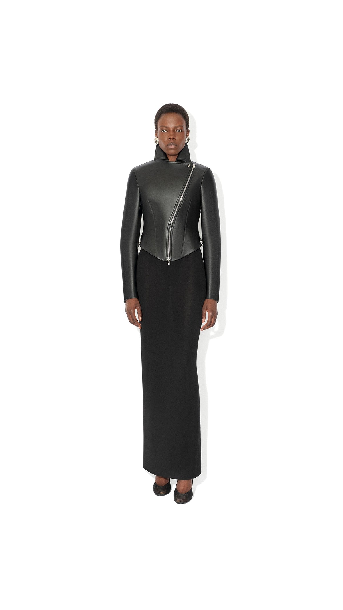 Alaïa Lambskin Biker Jacket