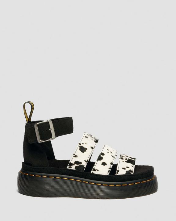 Dr Martens Clarissa Quad - Cream+Black