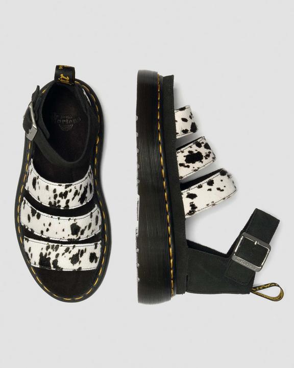 Dr Martens Clarissa Quad - Cream+Black