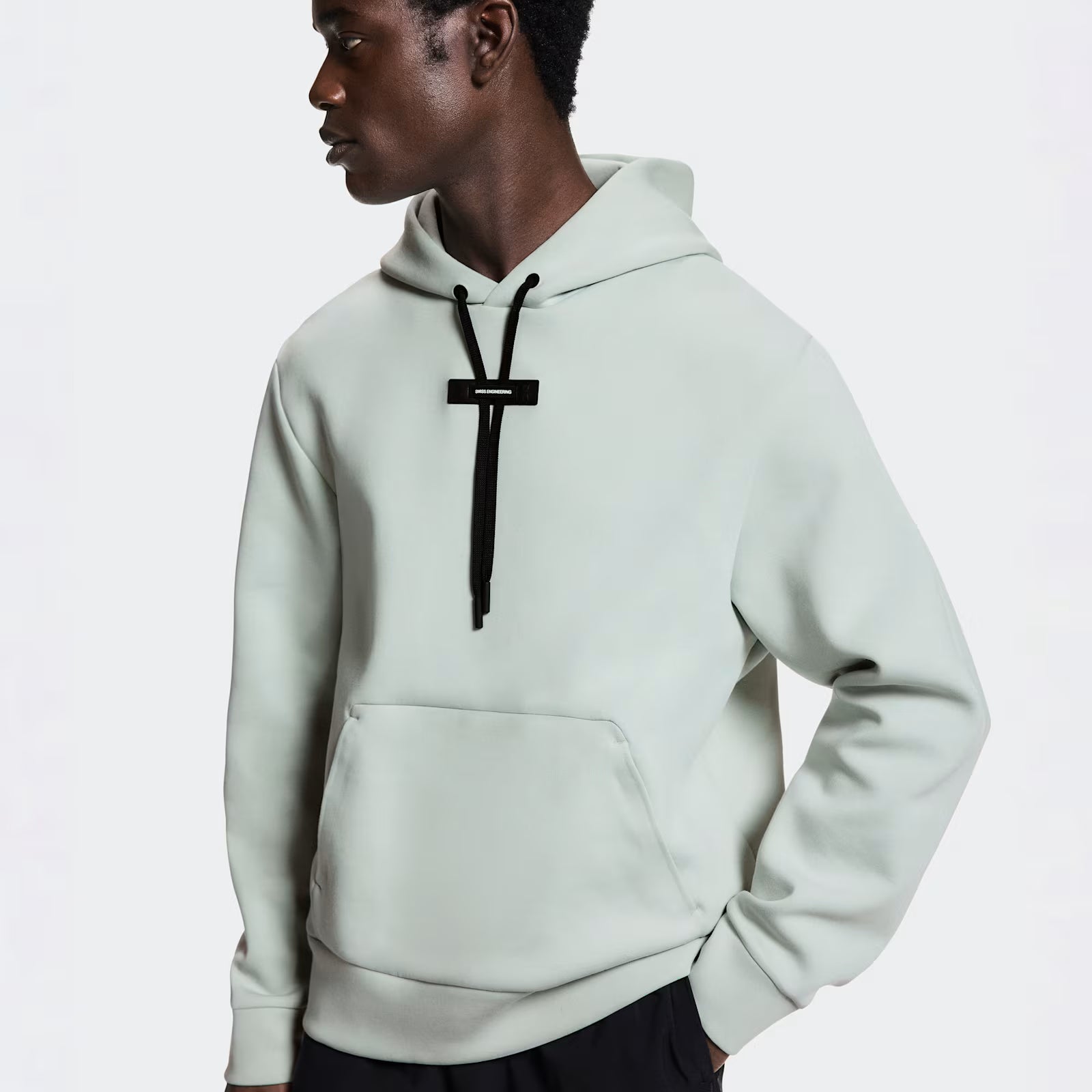 On Focus Tech Hoodie Mineral