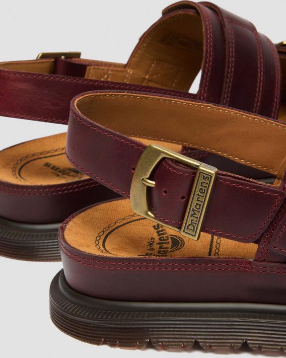 Dr Martens San Two Strap - Cherry Red