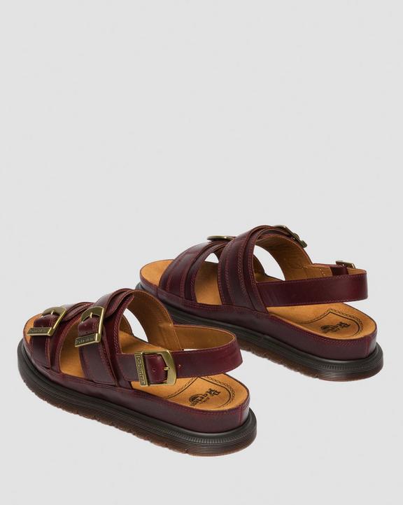 Dr Martens San Two Strap - Cherry Red