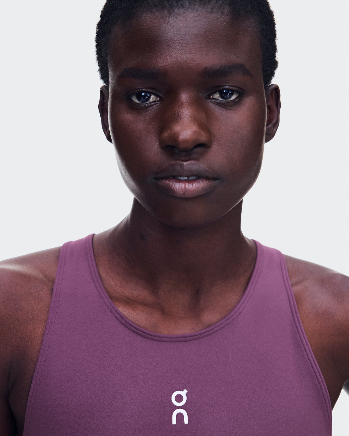 On Court Crop Top Cassis (Women'S)