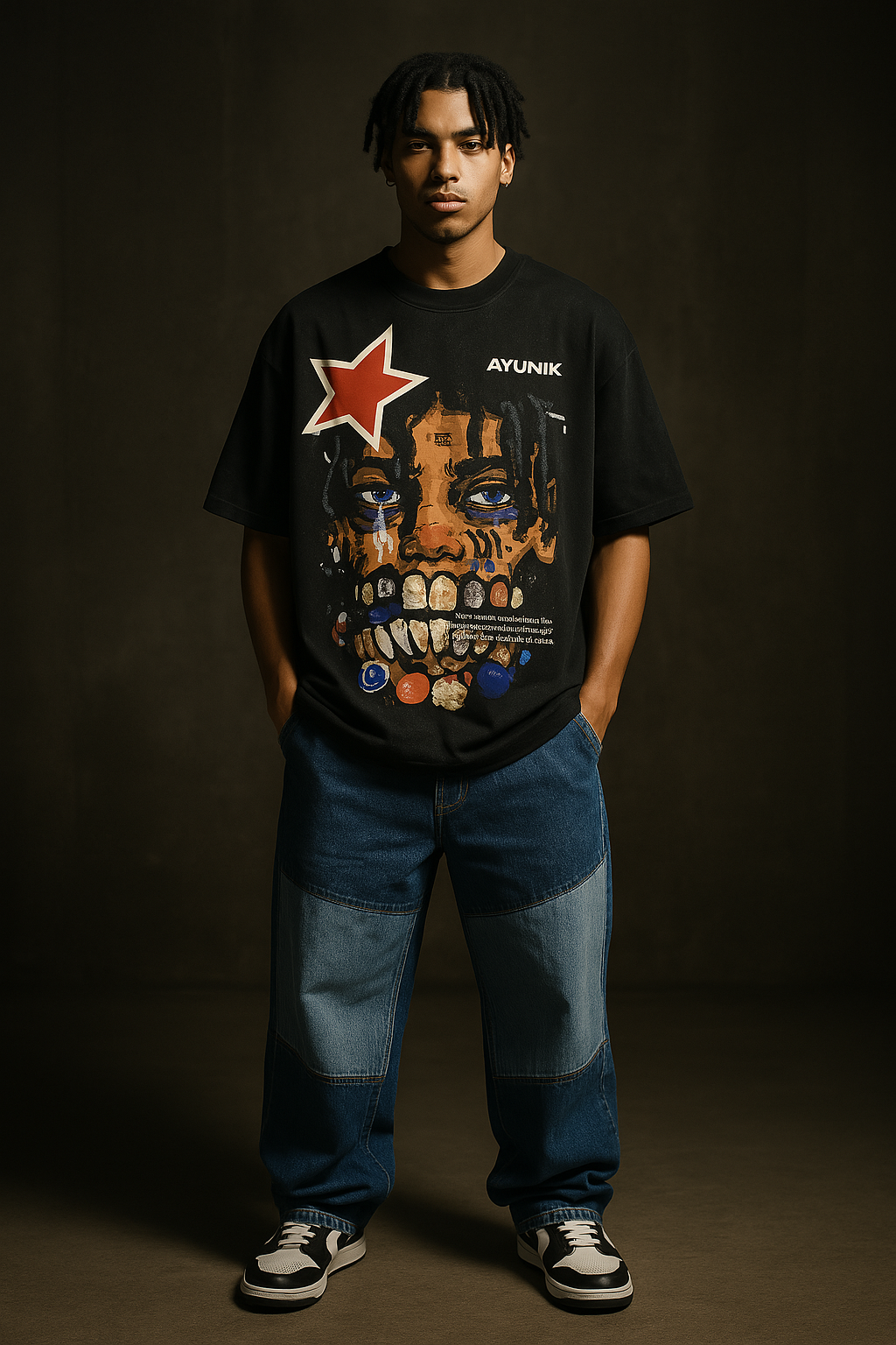 Beyond the mirror Tee (Stone washed)