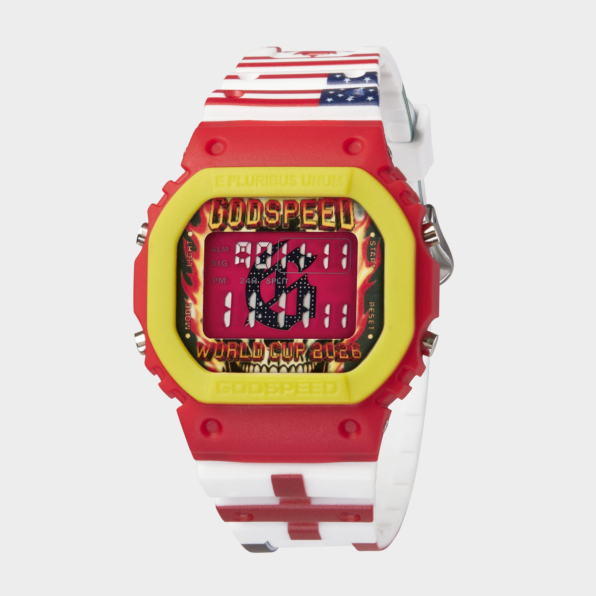 Godspeed GSWC All Nations Chrono (White / Red)