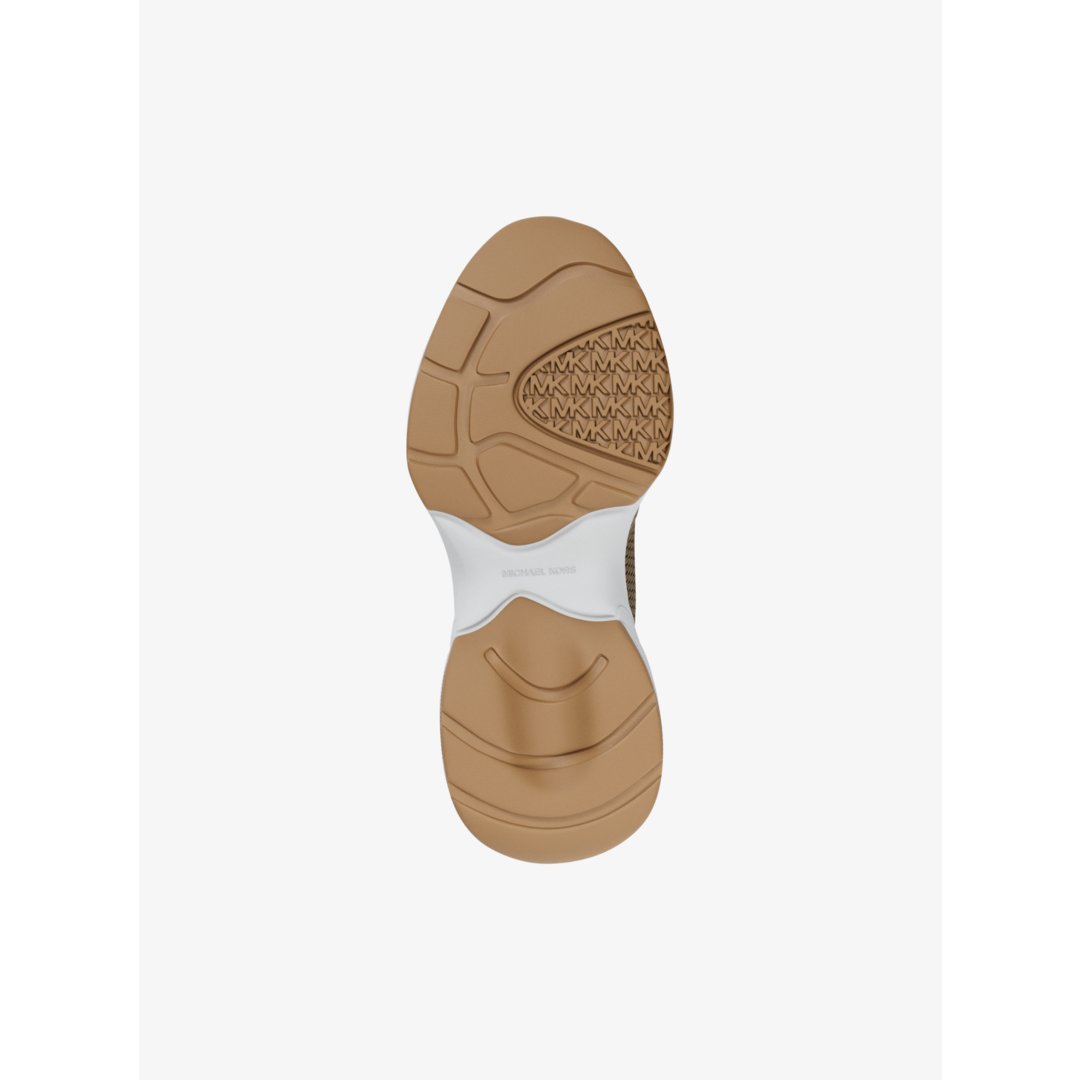 Michael Kors Zuma Mixed-Media Trainer