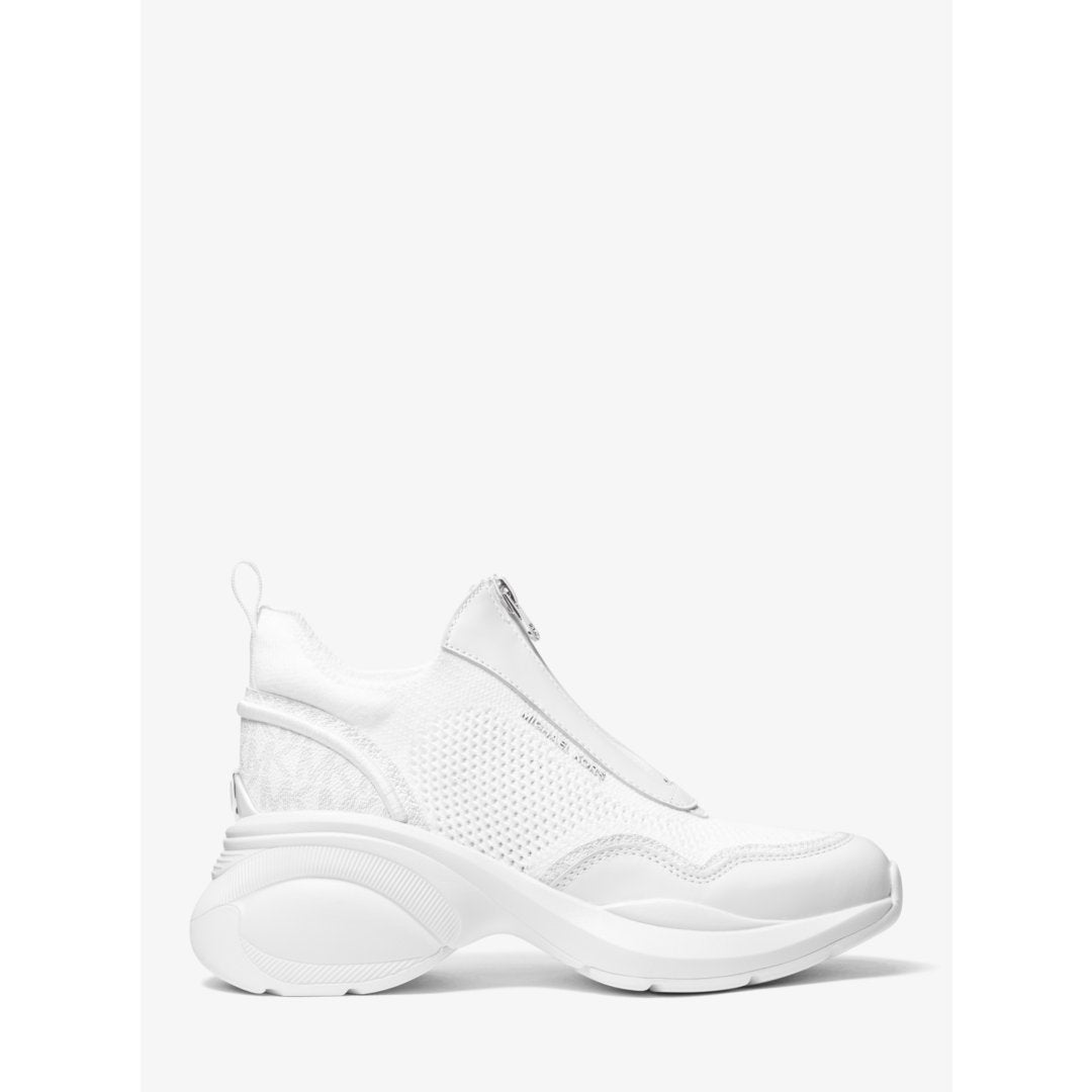 Michael Kors Zuma Mixed-Media Trainer