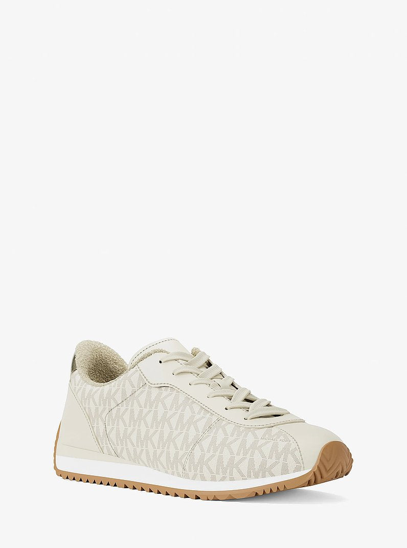 Michael Kors Rhodes Signature Logo Trainer VANILLA
