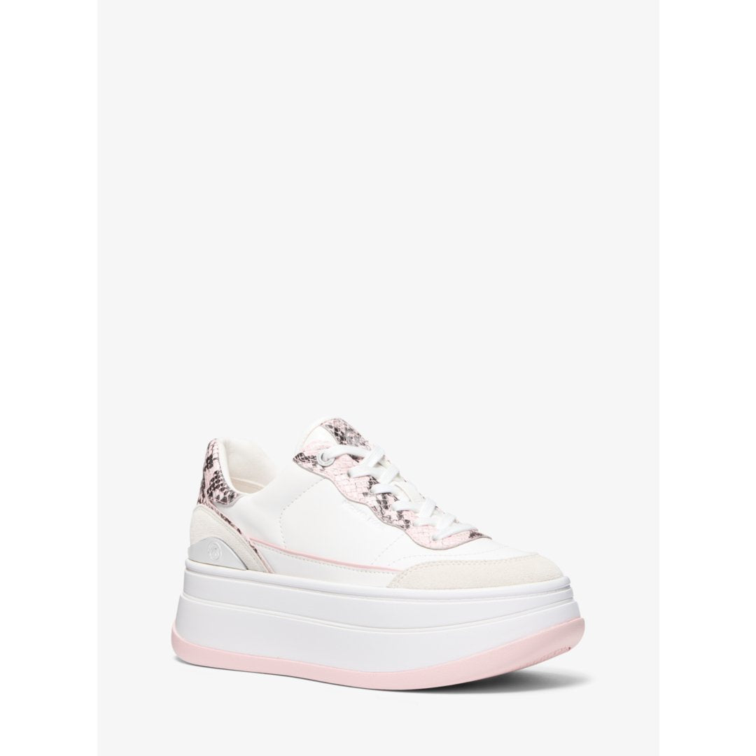 Michael Kors Hayes Leather Platform Sneaker