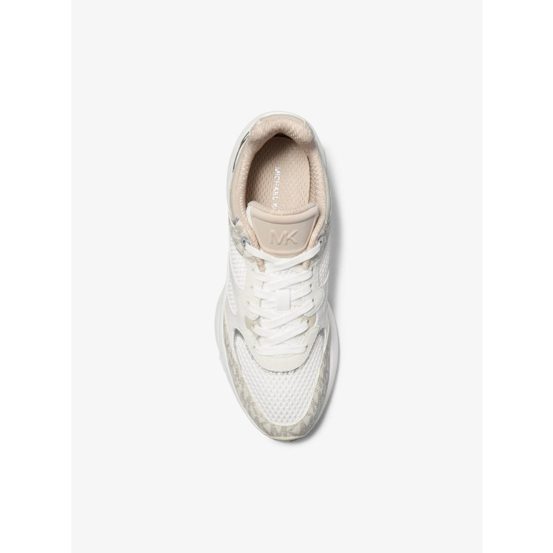 Michael Kors Riley Mixed-Media Trainer
