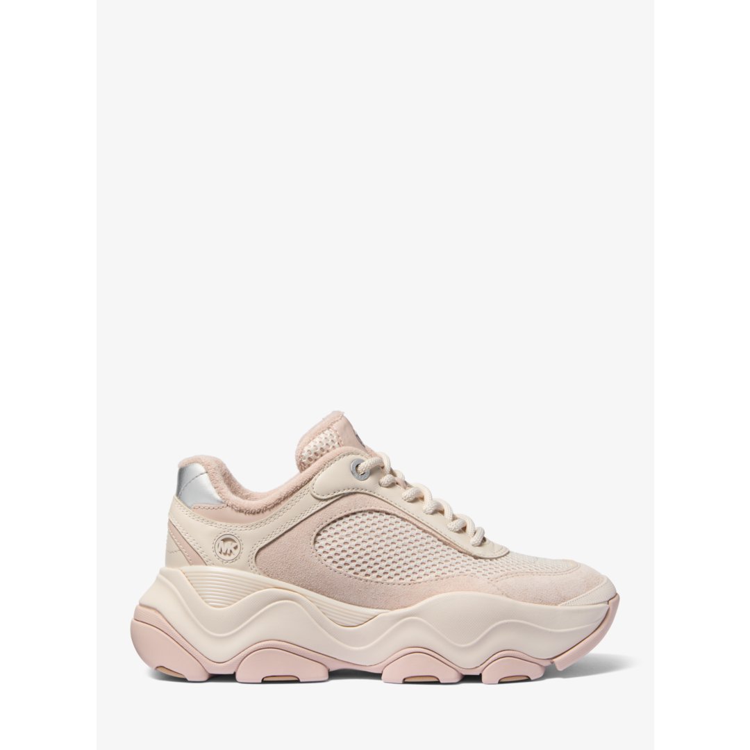 Michael Kors Atlas Mesh and Suede Trainer