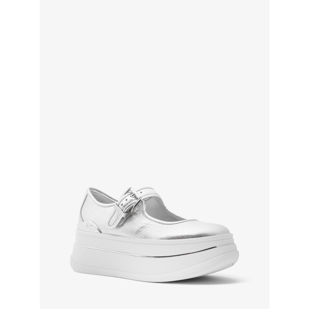 Michael Kors Hayes Metallic Leather Mary Jane Sneaker