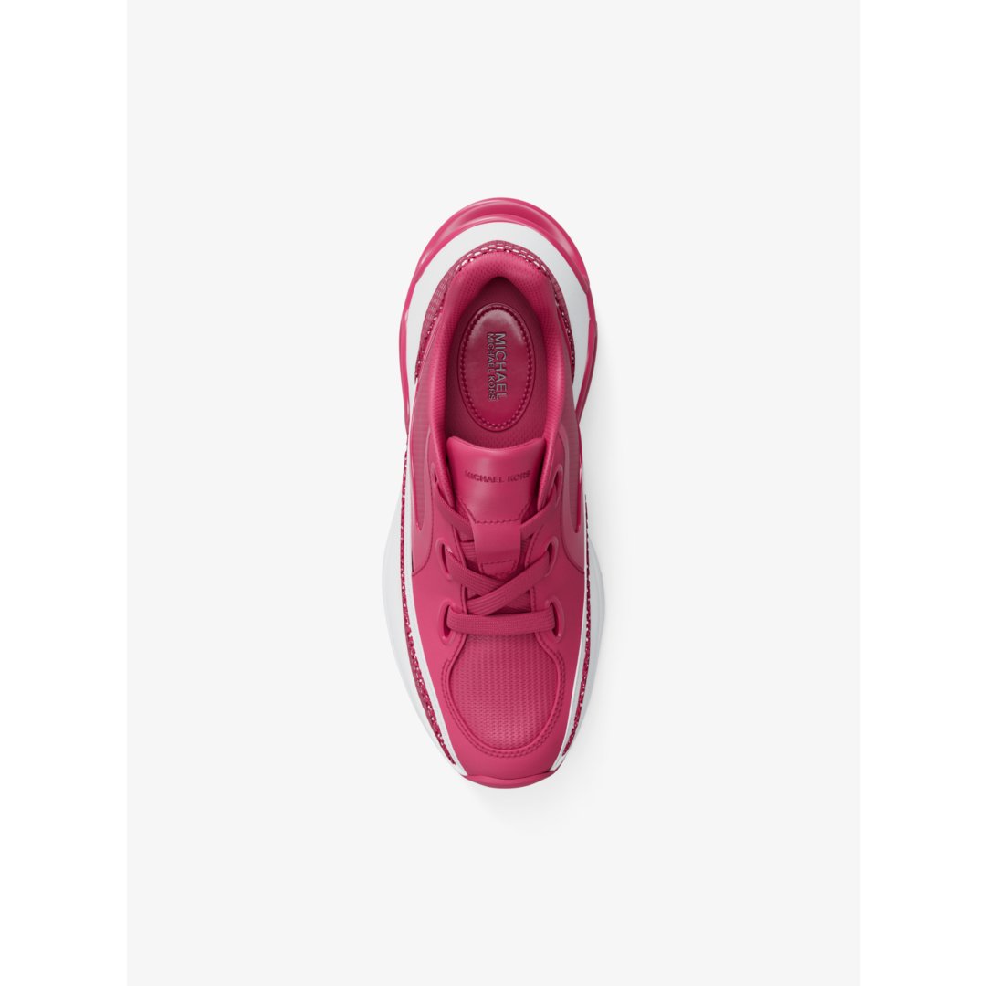 Michael Kors Toni Mixed-Media Sneaker