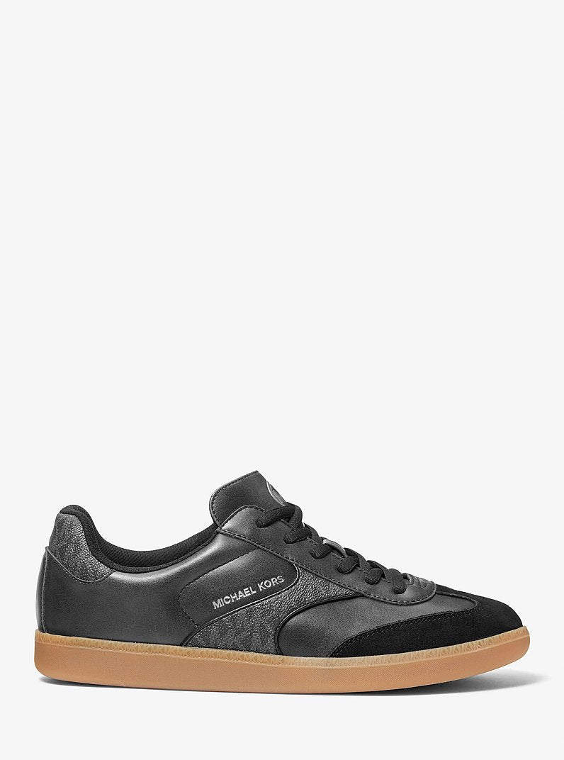 Michael Kors Benny Mixed-Media Sneaker BLACK