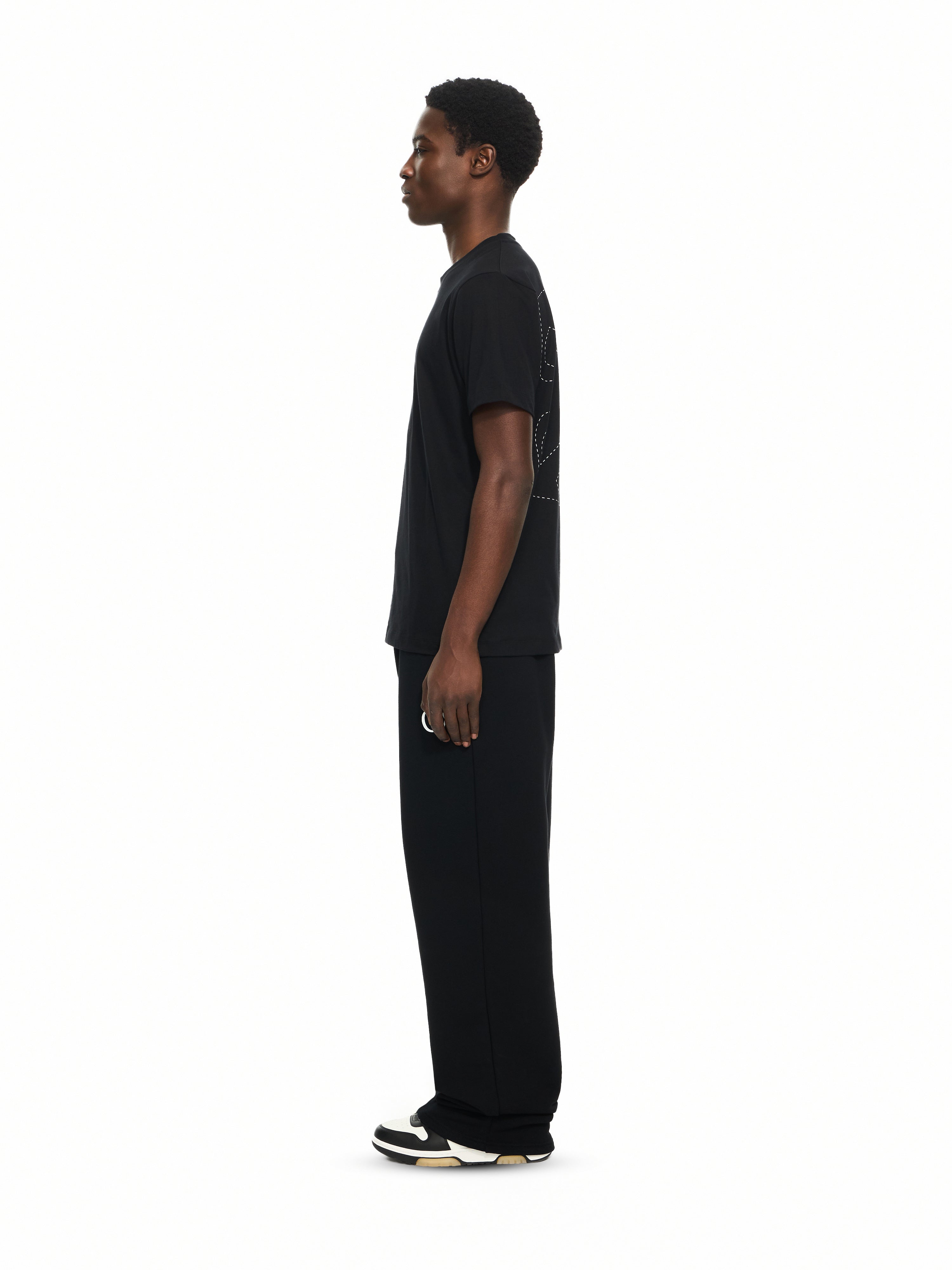 Off-White Stitch Arrangement Slim Tshirt Black