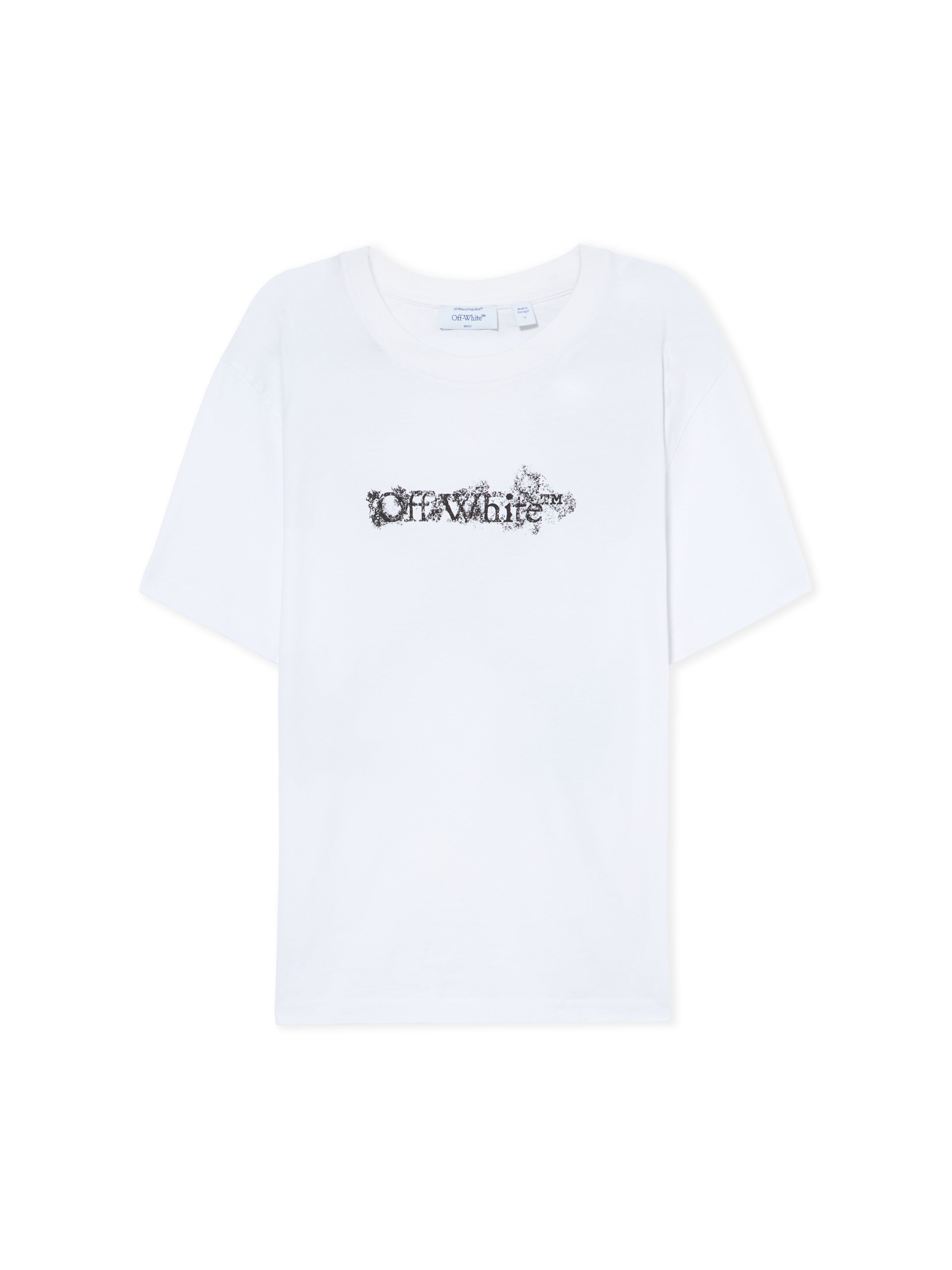 Off-White Heraldic Arrow Slim Tshirt Black Fade