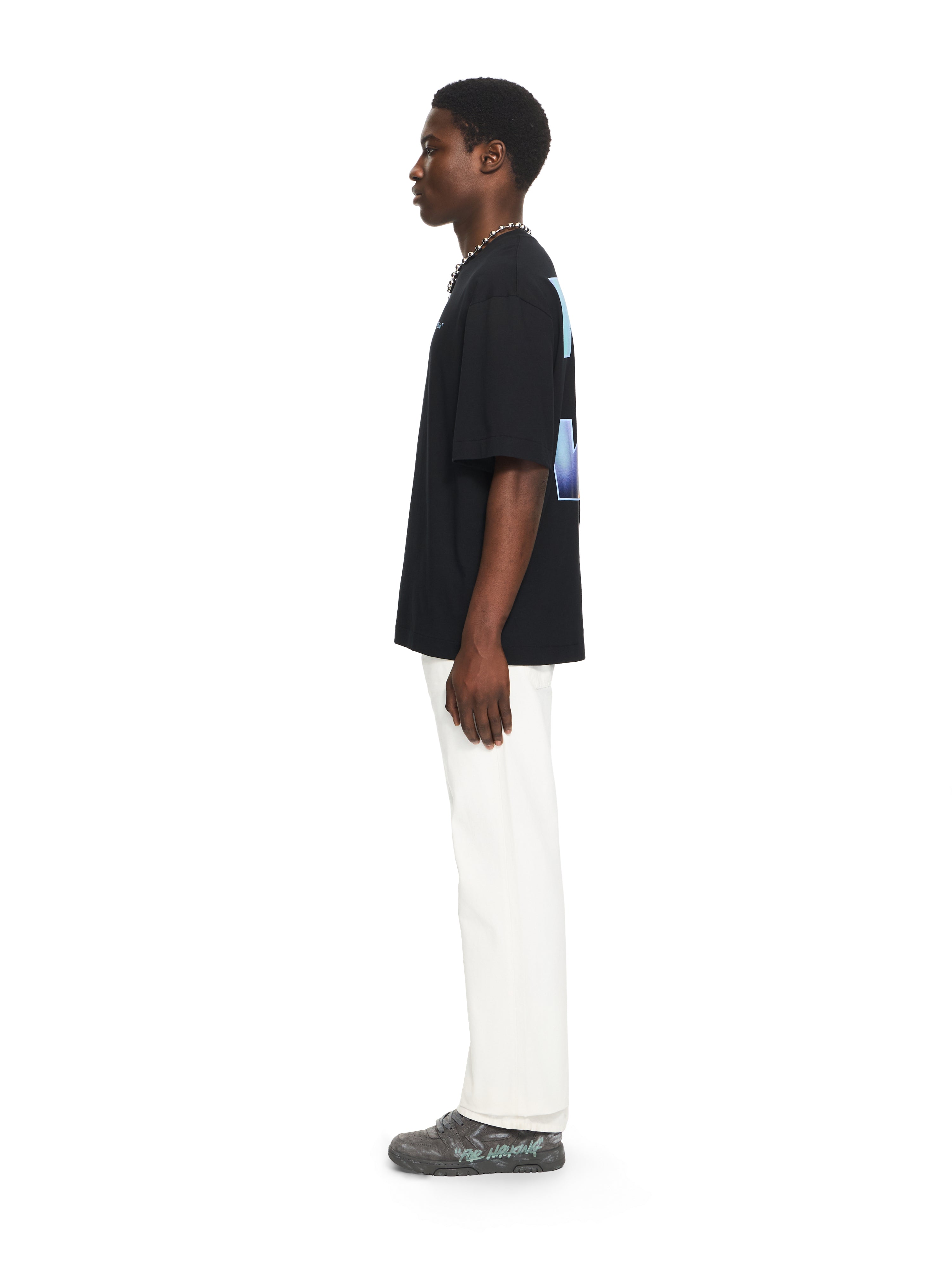 Off-White Barber Arrow Skate Tshirt Black