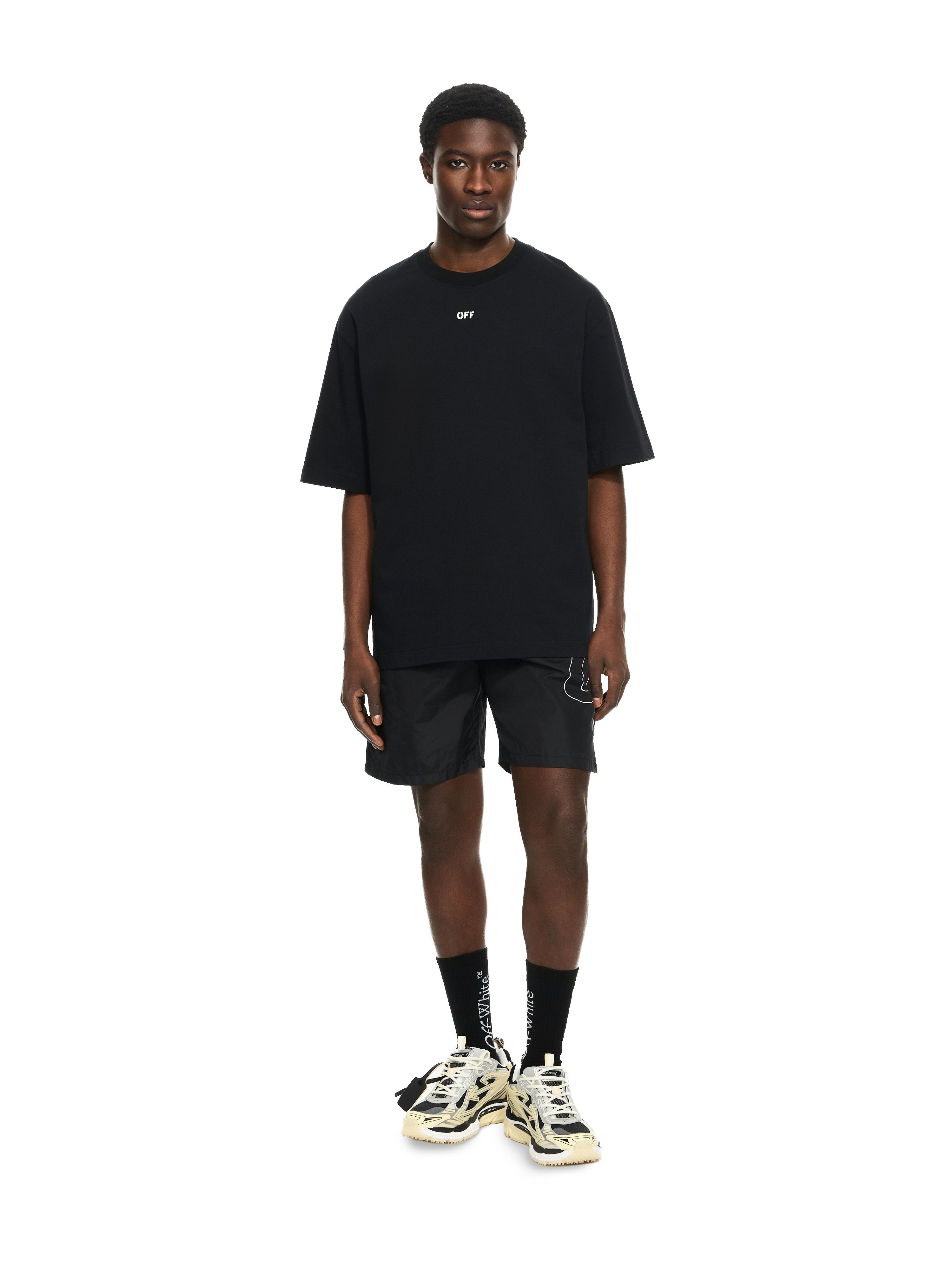 Off-White Chain Arrow Skate Tshirt Black