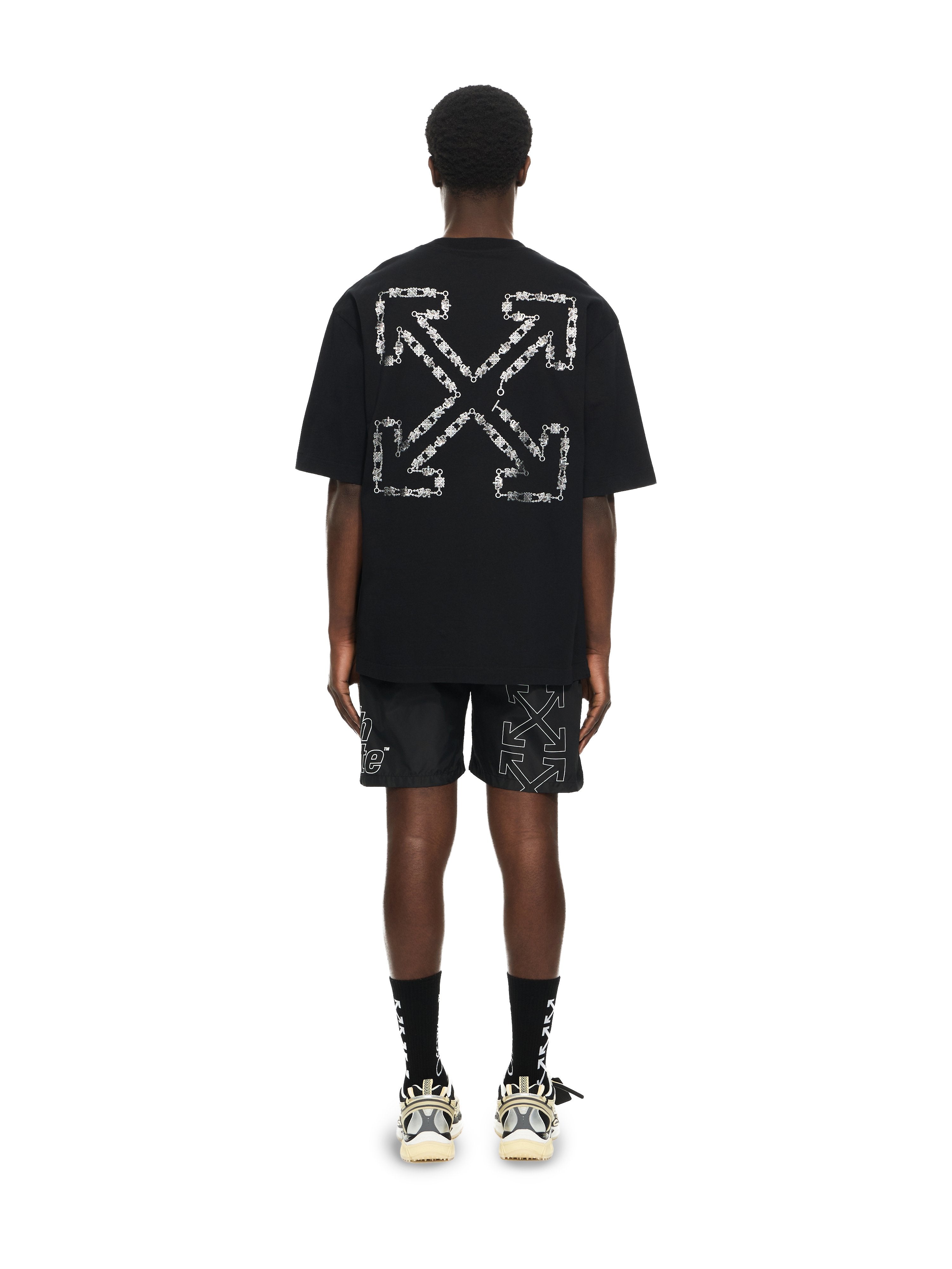 Off-White Chain Arrow Skate Tshirt Black
