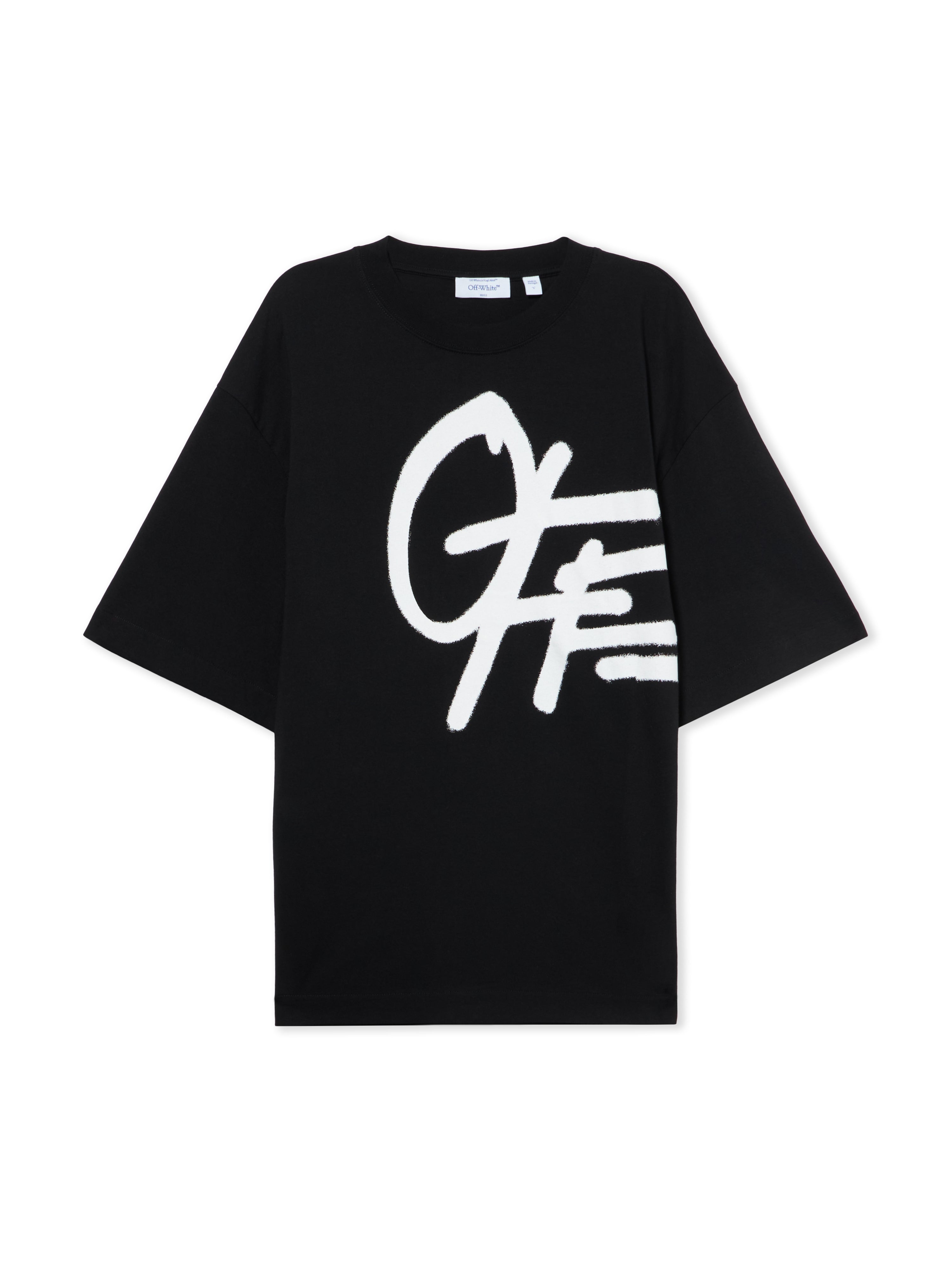 Off-White Spray Logo Skate Tshirt Black