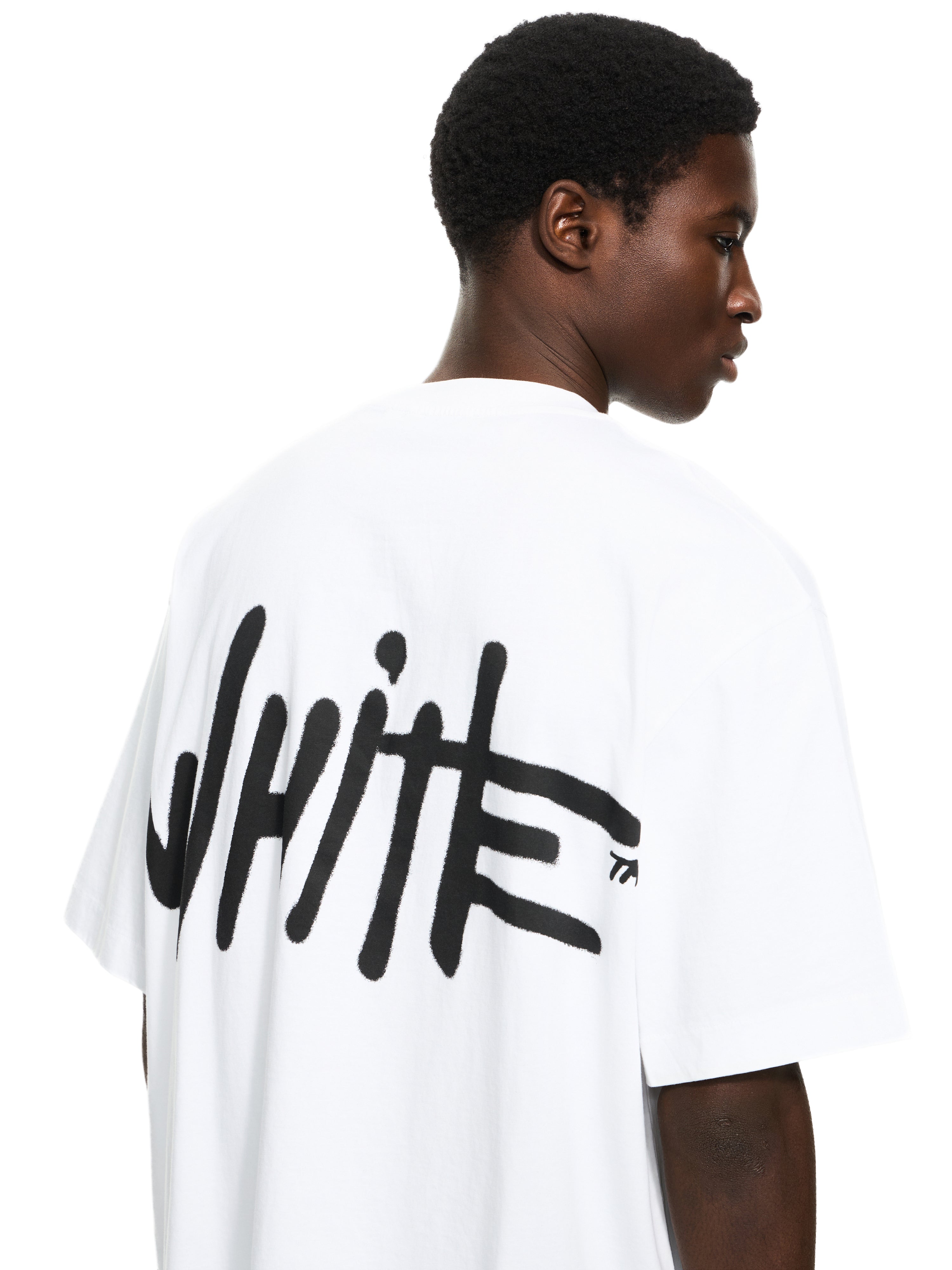 Off-White Spray Logo Skate Tshirt Black