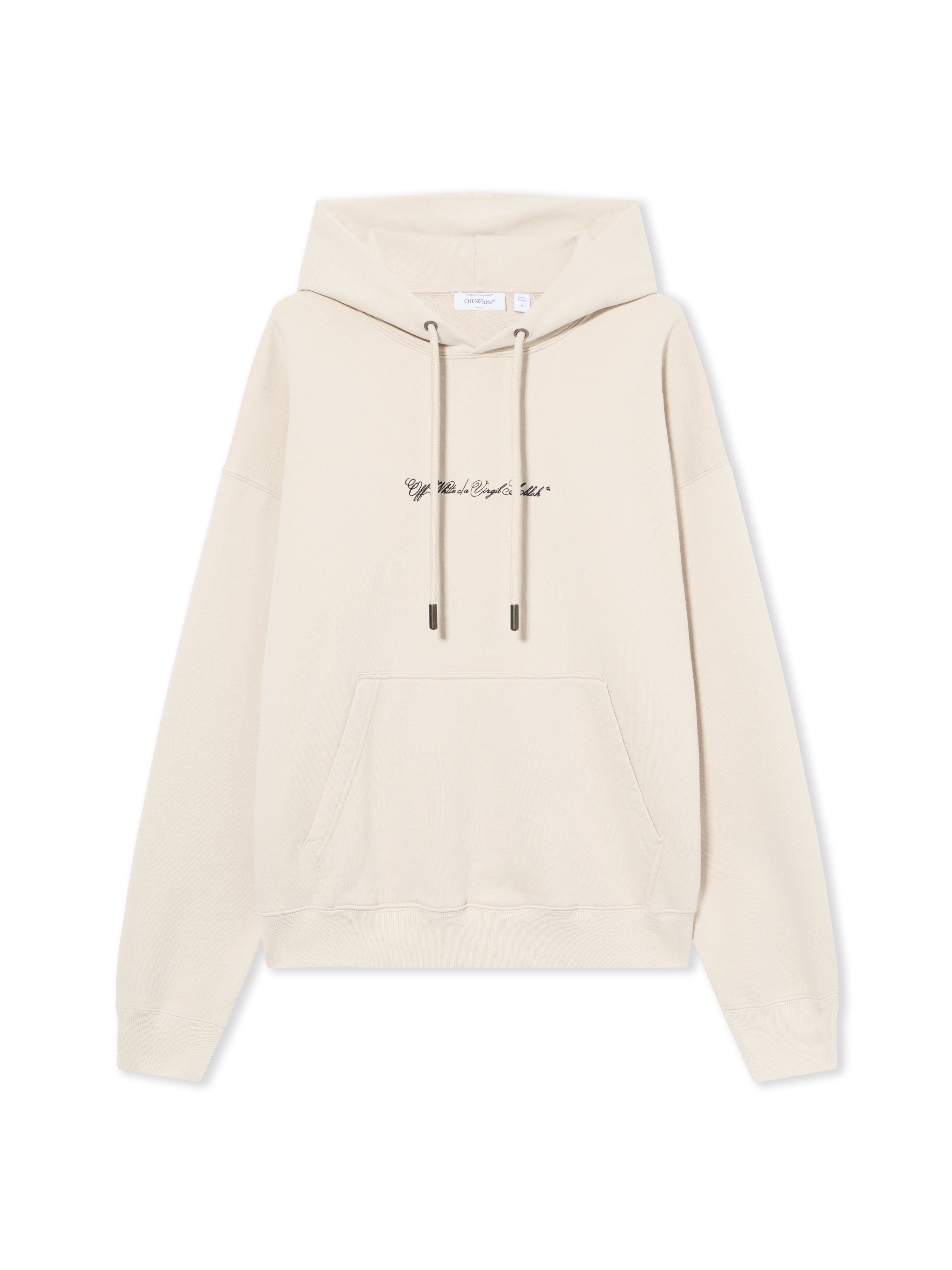 Off-White Script Arrow Diagonal Skate Hoodie Grey